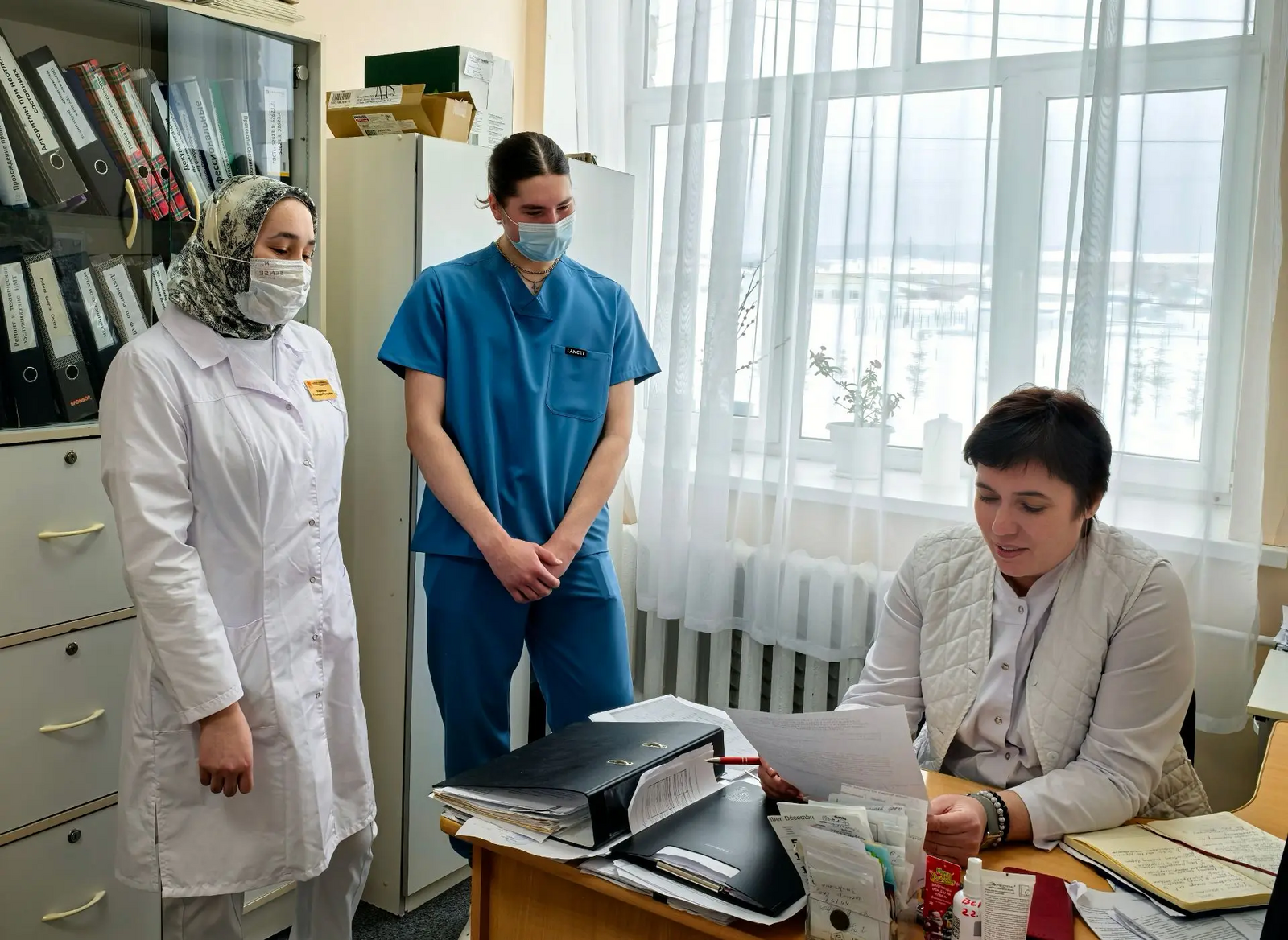 Буласаҡ табиптар Красноусол район үҙәк дауаханаһында практика үтә