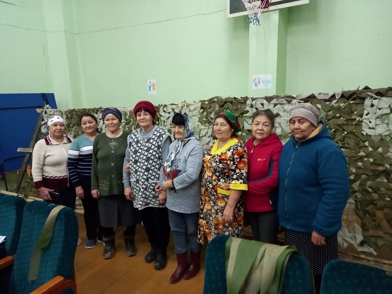 Ауылыбыҙ ирекмәндәре еңеүгә өлөш индерә