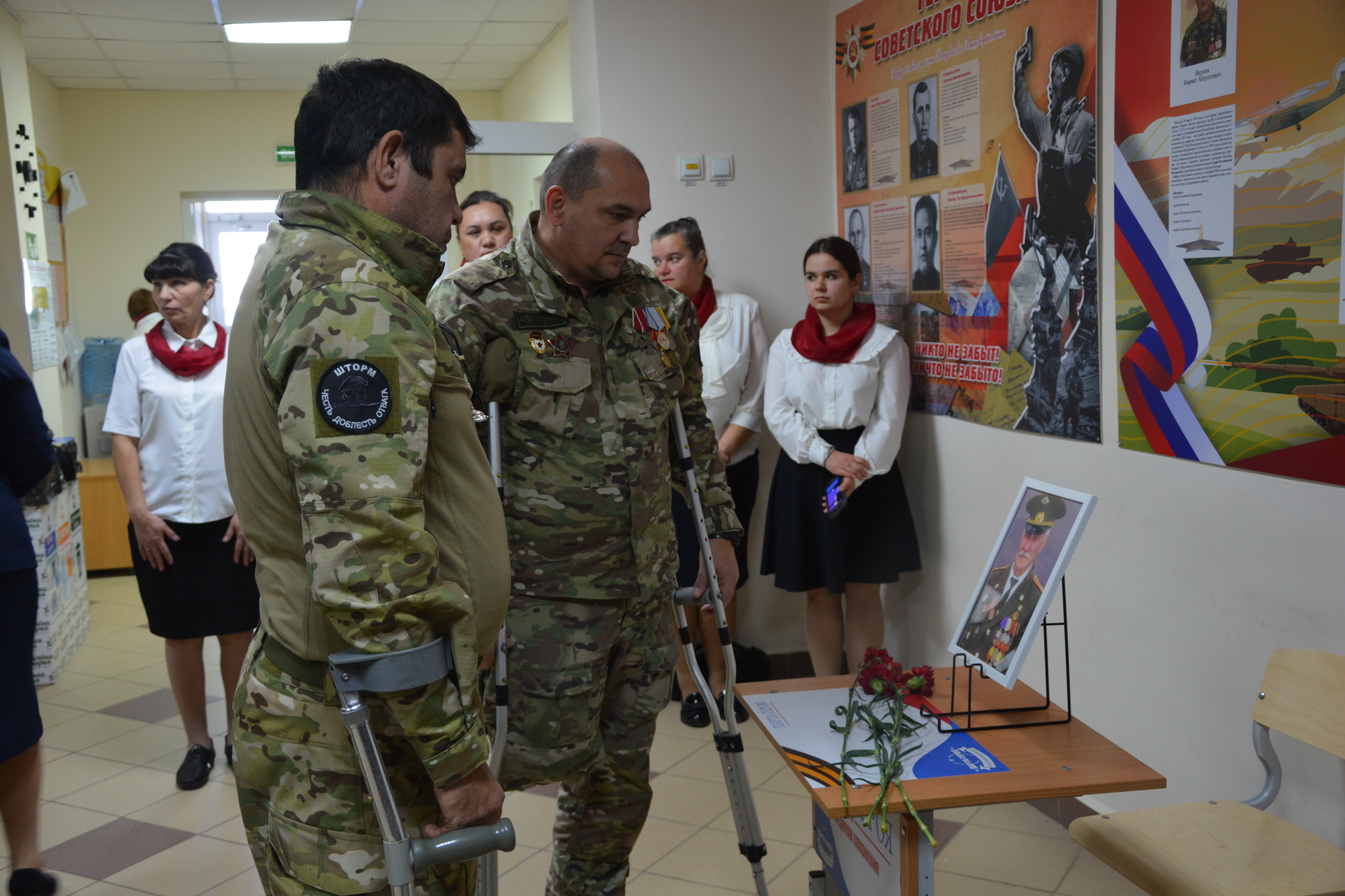 Табын коррекцион мәктәбендә "Герой партаһы" асылды